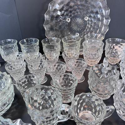 Fostoria Americana optic antique