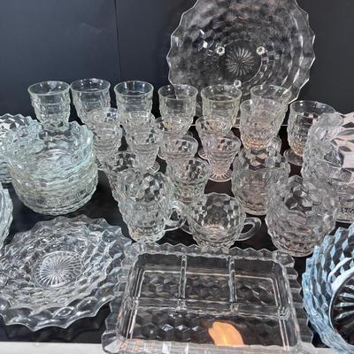 Fostoria Americana optic antique