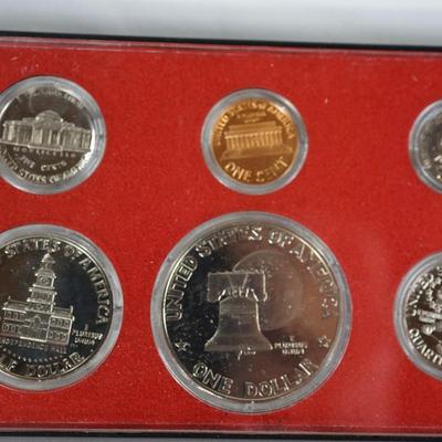 UNITED STATES PROOF SETS (5) 1973,1974,1976 BICENTENNIAL , 1977, 1978 EISENHOWER DOLLAR