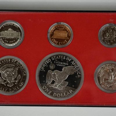 UNITED STATES PROOF SETS (5) 1973,1974,1976 BICENTENNIAL , 1977, 1978 EISENHOWER DOLLAR