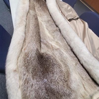 Fox Trim Full length Coat