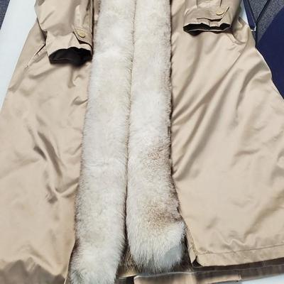 Fox Trim Full length Coat
