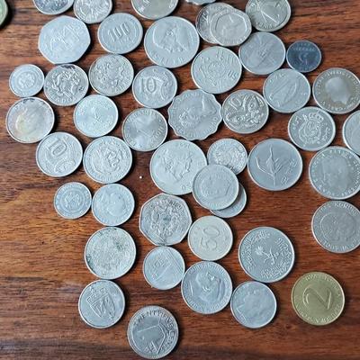 Foreign Coins - over 85 pieces