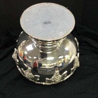 Silverplate Grapevine Motif Wine Cooler and/or Punch Bowl