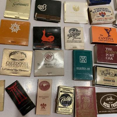HUGE lot of matchbooks and match boxes Over 70