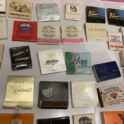 HUGE lot of matchbooks and match boxes Over 70