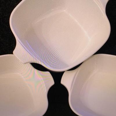 Corning Ware 3 Pcs for Range & Microwave P-41-B 1.75 C & P-43-B 2.75 C USA VTG