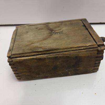 1909-1927 FORD MODEL T WOODEN COIL/BATTERY BOX