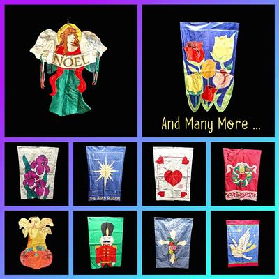 15 Large Seasonal & Holiday Yard Flags