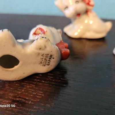 Lot of 3 Occupied Japan dogs