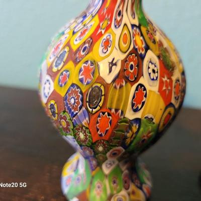 Pr Millefiori Vases
