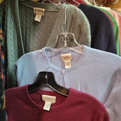 Womenâ€™s Sz M Neiman Marcus, Ralph Lauren and More Cold Weather Casual Clothing (PC1-CE)