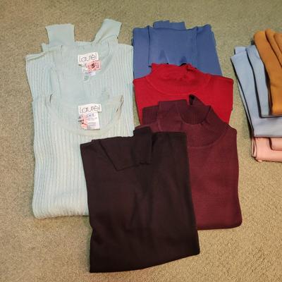 Womenâ€™s Sz M Silk & Cashmere Sweater Sets by Barry Bricken, Neiman Marcus, & More (PC1-CE)