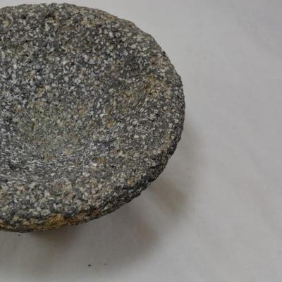 Vintage Volcanic Basalt Molcajete 8â€x4.5â€