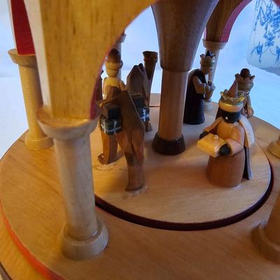Musical German Christmas Pyramid  (BR2-JS)