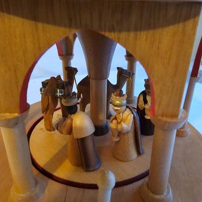 Musical German Christmas Pyramid  (BR2-JS)