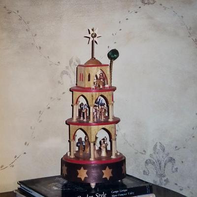 Musical German Christmas Pyramid  (BR2-JS)