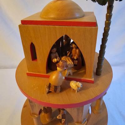 Musical German Christmas Pyramid  (BR2-JS)
