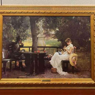 'In Love' Marcus Stone 1840-1921This item is an identical Museum Reproduction**READ DESCRIPTION**