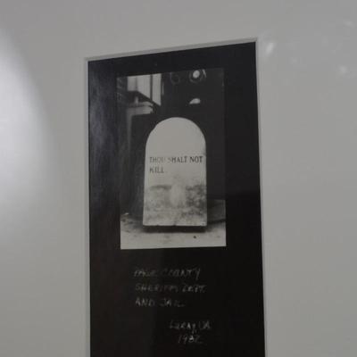 â€œThou Shalt Not Killâ€ Headstone Print 14.25â€x12.25â€