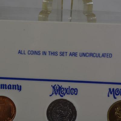 Epcot Center World Showcase International Coin Collection 8.75â€x6â€