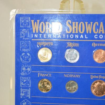 Epcot Center World Showcase International Coin Collection 8.75â€x6â€