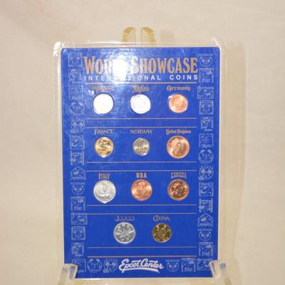 Epcot Center World Showcase International Coin Collection 8.75â€x6â€