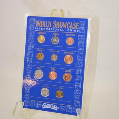 Epcot Center World Showcase International Coin Collection 8.75â€x6â€