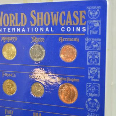 Epcot Center World Showcase International Coin Collection 8.75â€x6â€