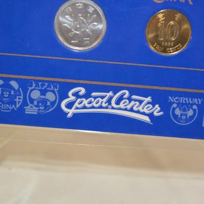 Epcot Center World Showcase International Coin Collection 8.75â€x6â€