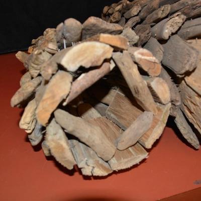 Set of 3 Driftwood Christmas Trees 24â€/18.5â€/18â€