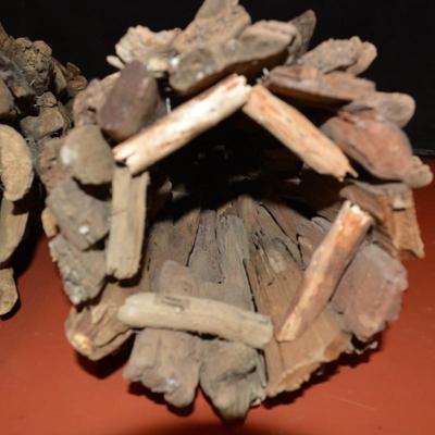 Set of 3 Driftwood Christmas Trees 24â€/18.5â€/18â€