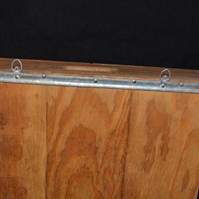 Vintage â€œMiller High Lifeâ€ Crate Wall Storage 19â€x15.5â€x4â€