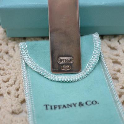 Tiffany & Co 925 Sterling Money Clip in Box, 24.8g