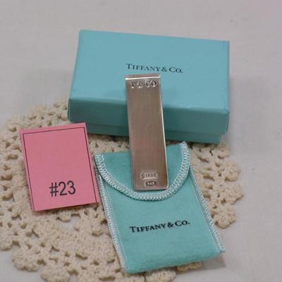 Tiffany & Co 925 Sterling Money Clip in Box, 24.8g