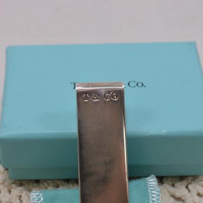 Tiffany & Co 925 Sterling Money Clip in Box, 24.8g