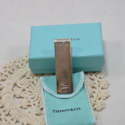 Tiffany & Co 925 Sterling Money Clip in Box, 24.8g