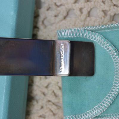 Tiffany & Co 925 Sterling Money Clip in Box, 24.8g