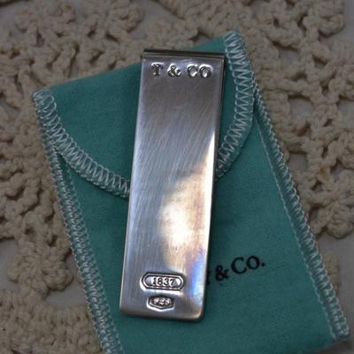 Tiffany & Co 925 Sterling Money Clip in Box, 24.8g
