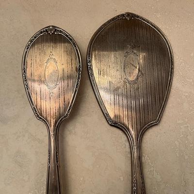 Alvin Sterling Vanity Brush & Mirror & More (BR3-MG)