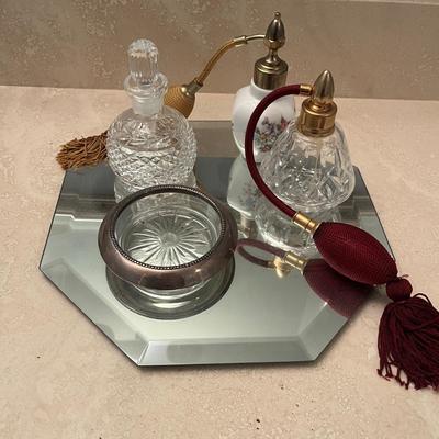 Alvin Sterling Vanity Brush & Mirror & More (BR3-MG)