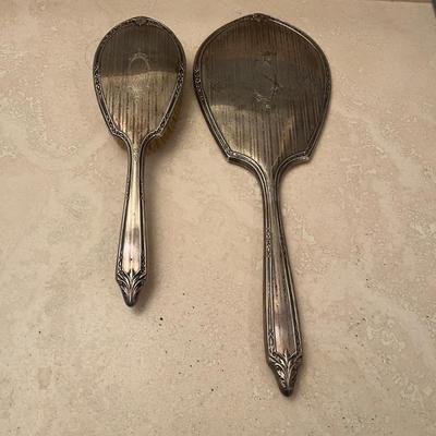 Alvin Sterling Vanity Brush & Mirror & More (BR3-MG)