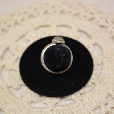 Vintage 925 Sterling Ring with Amethyst Size 8.5, 5.8g