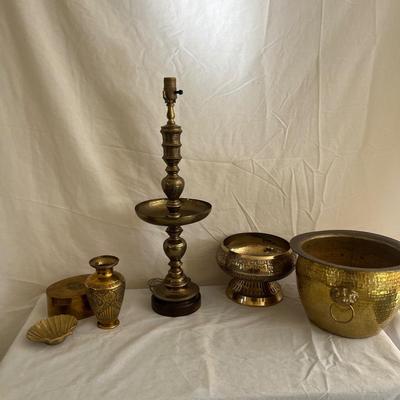 Collection of Brass Home Decor Items (UH-MG)
