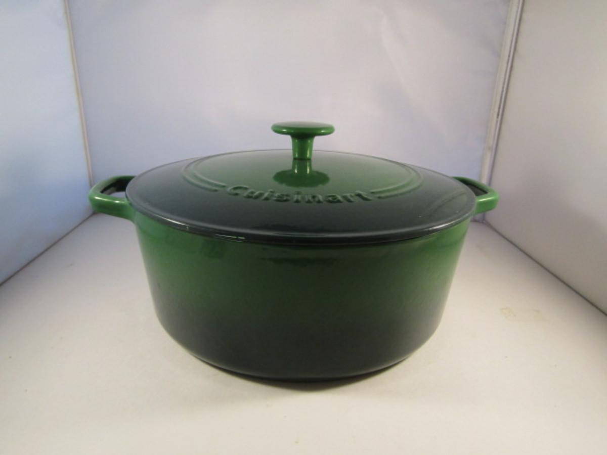 Cuisinart 7 Qt Enamel Cast Iron Lidded Dutch Oven