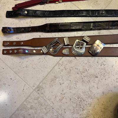 Tiffany & Co. Lizard Menâ€™s Belt, 925 Silver Belt Buckles & More (PC-RG)
