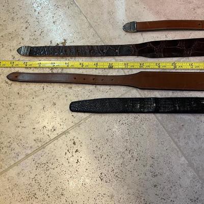Tiffany & Co. Lizard Menâ€™s Belt, 925 Silver Belt Buckles & More (PC-RG)