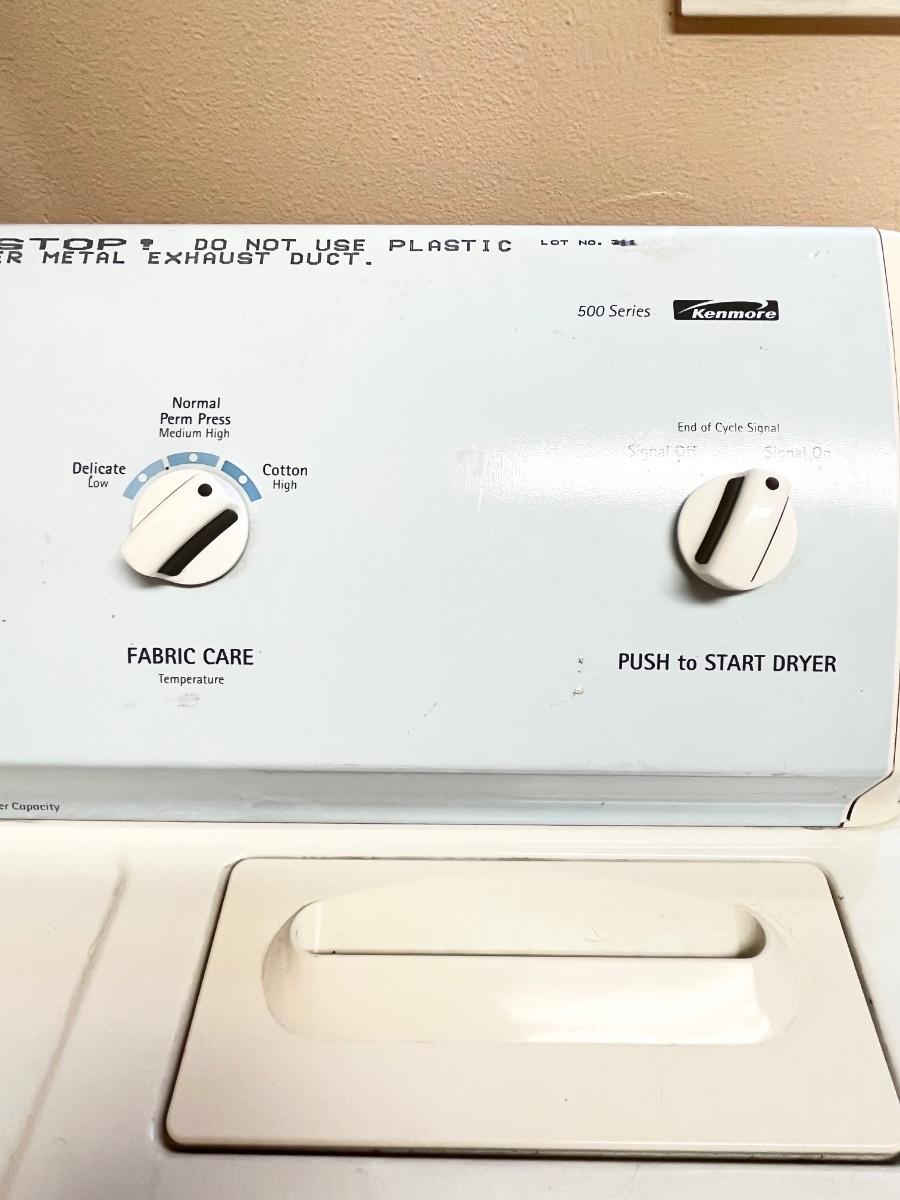 KENMORE 500 Series Electric Dryer