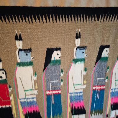 Hand Woven Navajo Rug (BR2-JS)