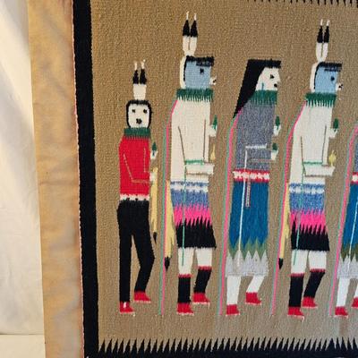 Hand Woven Navajo Rug (BR2-JS)